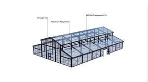 Clear Top 40X60 40X80 50X100 A-Frame Enorme Winter Transparante Space Frame Clear Span Party Levo Tent Voor Buitenevenementen - Product Image 4