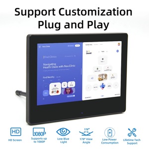 7-Zoll-Raspberry PI HD/MI-Display IPS 1024*600 kapazitiver Touchscreen mit Gehäuse