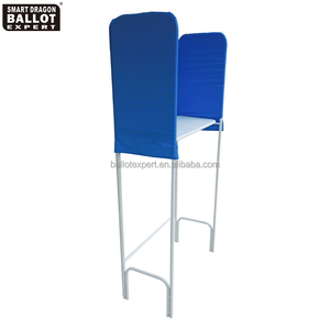 Çevre dostu Katlanabilir Metal Yoklama Istasyonu Katlanır Seçim Oylama Booth