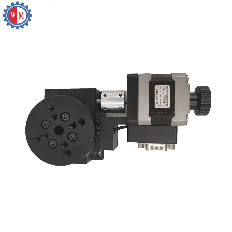 60mm diameter precision 360 degree continous rotation motorized rotary positioning stage
