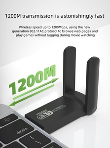 USB Wireless <strong>Network</strong> Card Desktop <strong>Computer</strong> Laptop WIFI 6 Gigabit 5G No Drive <strong>Network</strong> Dual Band Transmitter and Receiver - Product Image 4