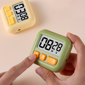 Elektronischer Timer Magnetischer LCD Digitaler Küchen-Countdown-Timer Stoppuhr mit Ständer Praktisches Kochen Backen Sport Wecker - Product Image 5