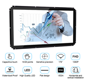 Marco abierto 27 pulgadas USB RS232 pantalla táctil capacitiva TFT LCD Monitor de pantalla táctil de 27 pulgadas - Product Image 2