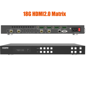 ホームシアターシステム用の最大150mのIRおよびARCを備えた4x4 4X8HDMIおよびHDBTマトリックススイッチ - Product Image 3