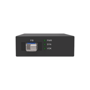 Miniconvertidor de fibra óptica, 1 canal, 12G, 4K, 12G-SDI, transceptor de fibra de vídeo con Tally y bucle, modo único, núcleo único, LC - Product Image 3