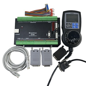 EC500 Mach3 Ethernet CNC 3 axis motion controller card plc controller logico programmabile regolatore di velocità del motore con Display MPG