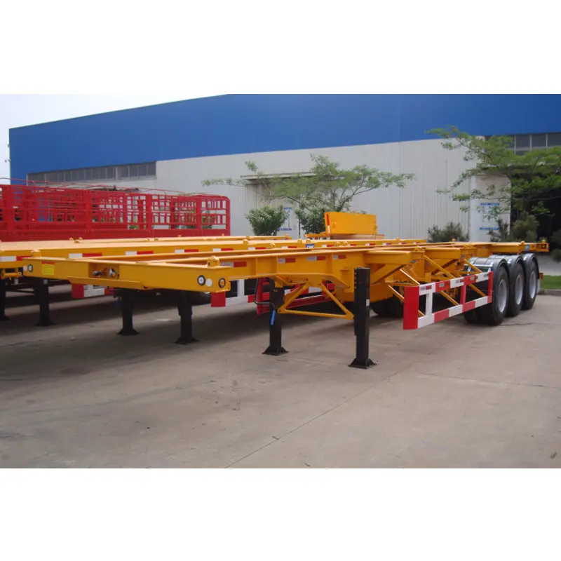 20ft Tri Axle and 40ft Extendable Intermodal Cassis Trailer