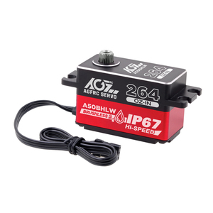 AGFRC 19KG tork 0.073Sec dijital su geçirmez IP67 fırçasız RC Servo 1/12 RC sürüklenen araba - Product Image 1
