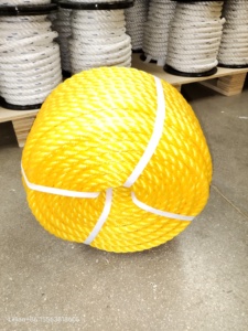 3 &amp;4 Strands Twisted 8 mm Yellow Polypropylene Rope with High Strength 100% New Material - Product Image 6