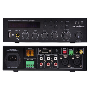 WE60 SURPASS PA Megafonía Hospitales Sistema de sonido Mezcla Amplificador de potencia Anfitrión de matriz multifuncional - Product Image 1