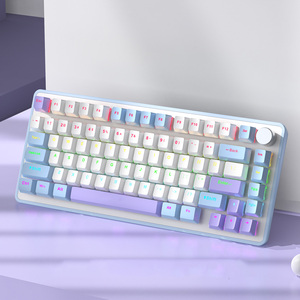 Hardware de computadora y teclado de software Teclado de juego de luz deslumbrante Diseño ruso mecánico 83 teclas - Product Image 4