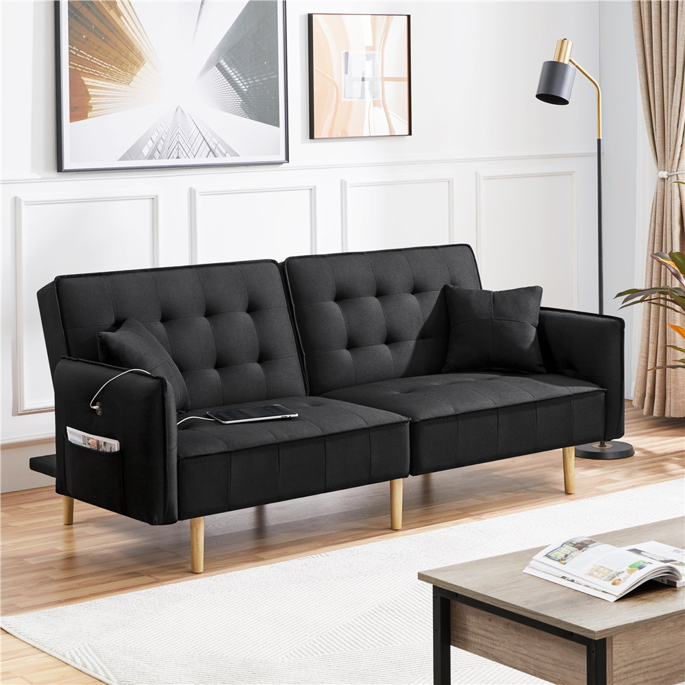 Black Linen Blend
