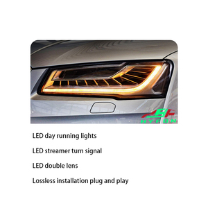 For <strong>Audi</strong> <strong>A8</strong> 2011-2017 Upgrade High Match Matrix Full <strong>LED</strong> Headlight <strong>LED</strong> Streamlight Turn Signal Plug and Play - Product Image 3