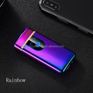 Hot Sale Custom Logo USB Wiederauf ladbarer Dual Arc Plasma Zigaretten anzünder Flammen los Rauchfrei Wind dicht