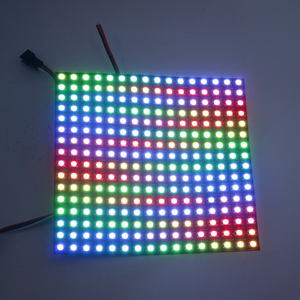 WS2812B RGB LED Digital Flexibel Individuell adressierbarer Panel-Lichtst reifen WS2812 8x8 16x16 8x32 Modul-Matrix bildschirm 5V - Product Image 5