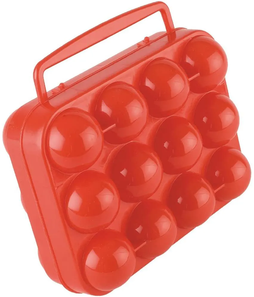 plastic egg shape container for storage and carrier