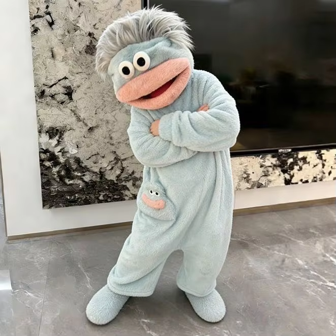 Blue Grey Hair Onesie
