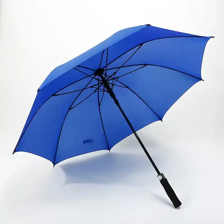 Özel Logo büyük Golf şemsiyesi otomatik toptan rüzgar geçirmez koruyucu şemsiye çift katmanlı markalı Golf şemsiyesi s