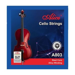 Cuerda de Violonchelo de práctica de prueba de grado Alice A803, cuerda G de núcleo de alambre de acero plástico con envoltura de aleación, características especiales de juego - Product Image 5