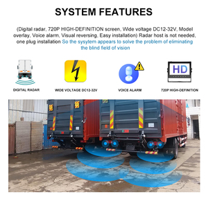 PJAUTO OEM Car Reversing Aid Front Rear Truck Assistant Blind Spot Detection <strong>Backup</strong> Reverse Camera Parking <strong>Sensor</strong> <strong>System</strong> - Product Image 3