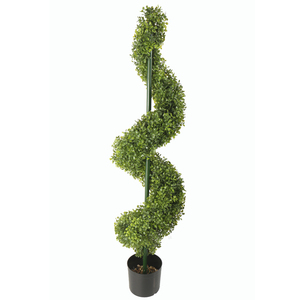 Yüksek kalite yapay şimşir spiral ağacı topiary ağacı Noel ağacı toptan - Product Image 5