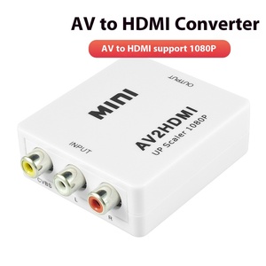 迷你影音至H DMI音频视频高清转换器头白盒迷你AV2H DMI视频分路器和转换器 - Product Image 2