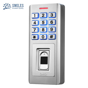 IP68 Wasserdichte biometrische Zugangs kontrolle Finger abdruck tür mit Code-und RFID-Kartenleser funktionen - Product Image 1