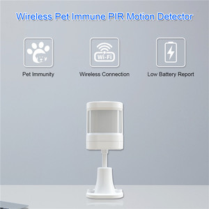 Sensor PIR inalámbrico Detector de movimiento Material ABS Batería Sistema de seguridad para el hogar para puerta de casa Compatible con redes GSM WIFI - Product Image 4