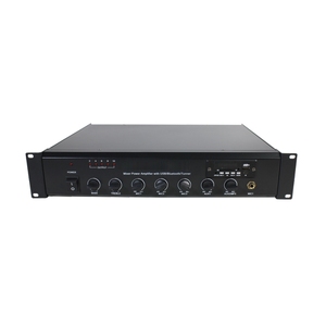Pro Signal Mezclador de potencia de audio altamente flexible Amplificadores de 260 vatios con 3 micrófonos y 2 entradas auxiliares