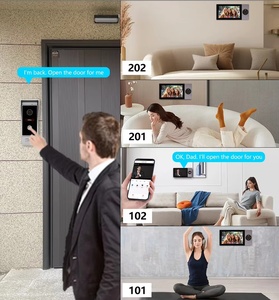7-inch Color Display Video Doorbell Four-wire <strong>Intercom</strong> <strong>System</strong>, Suitable for Villa Apartment Residential Video <strong>Intercom</strong> - Product Image 2