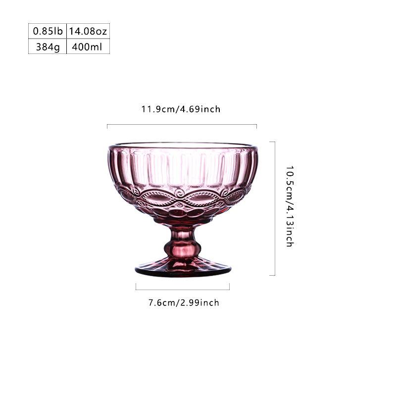 Verre à cocktail rose C