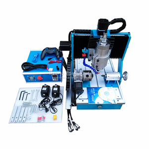 Kare hat demiryolu 3040F 4 eksen 1.5kw ahşap CNC router cnc döner eksen ile sondaj torna ve mach3 kablosuz el çarkı - Product Image 1