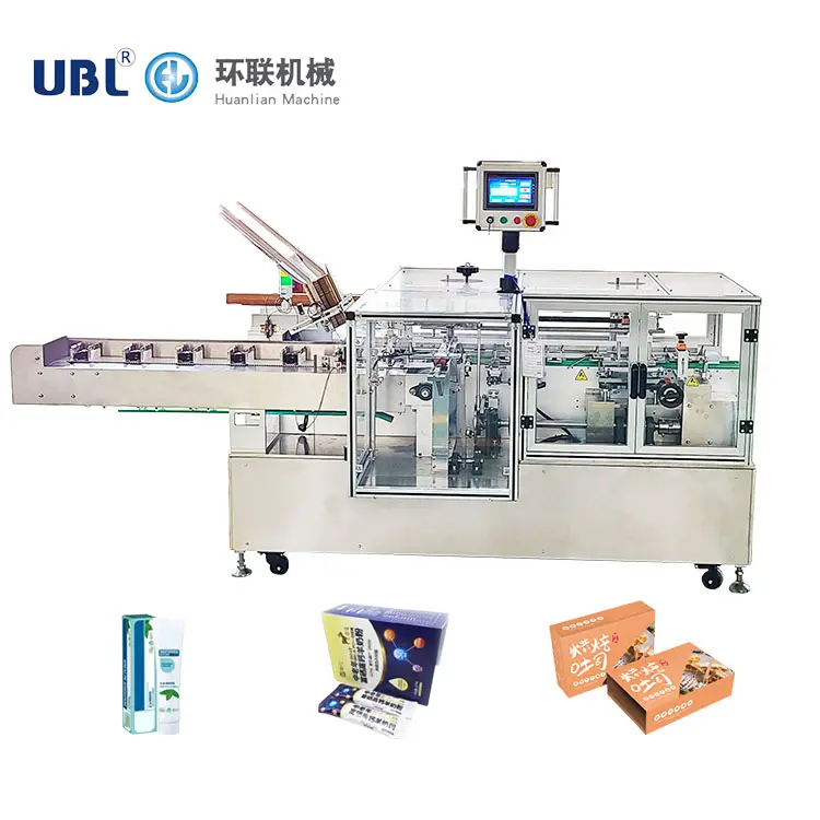 UBL déballage entièrement automatique Machine pliante en carton Machine à emballer les boîtes