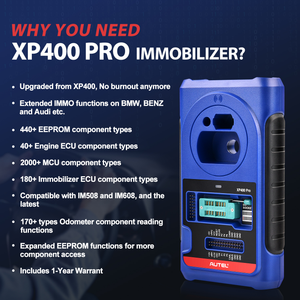 Autel XP400 Pro key programmer IMMO Key Chip Programmer immo strumento di programmazione chiave automatica funziona con Autel IM508 IM608 pro tools