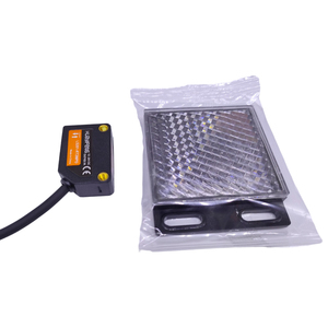 DC12 ~ 24V Infrarot licht NR. NC 2M Spiegel reflektor Quadratischer foto elektrischer Sensor erkennt transparente Objekte - Product Image 3