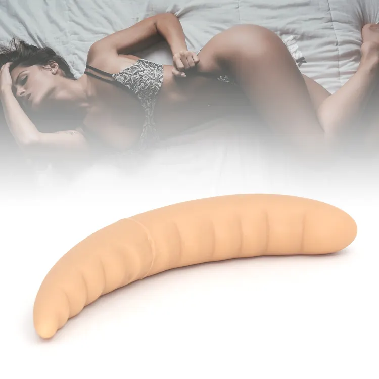 Doppi dildo per spina anale vaginale lesbica flessibile pene finto giocattolo del sesso Gay per due persone