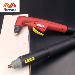 Đầu cắt <span class=keywords><strong>plasma</strong></span> CNC làm mát bằng khí PTM60, thân đèn pin thẳng, đầu hồ quang dẫn hướng 60Amp - Product Image 5