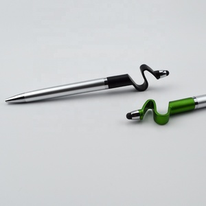多功能3合1促销手写笔触摸屏笔，带手机支架塑料手写笔 - Product Image 5