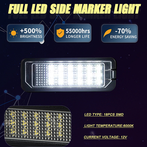 E4 için fabrika en iyi fiyat için LED numarası plaka işık V.W GOLF 4 5 6 7 6R Passat B6 Porsche Cayenne arka etiket lamba - Product Image 3