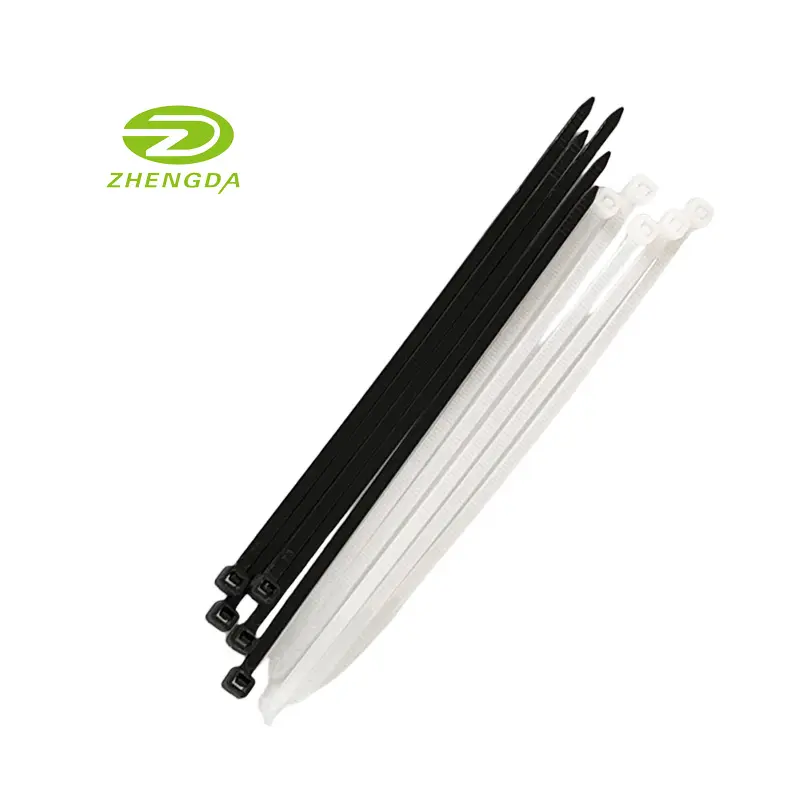 ZD высококачественный дешевый самоблокирующийся зажим для кабеля PA66 пластиковый провод стяжка нейлоновый кабель стяжки
