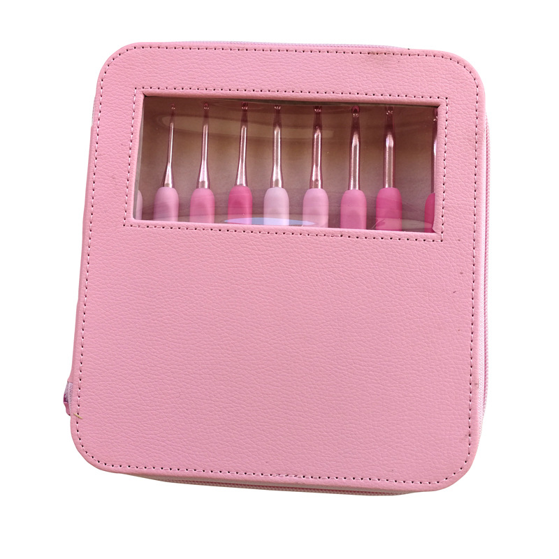 Coarse size 8 a set of pu coated yarn shears aluminum hook head