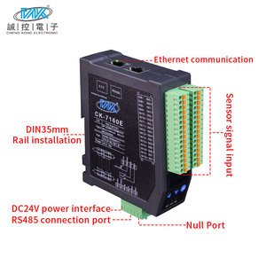 16-Channel Analog <strong>Input</strong> IO Module with Ethernet/IP Modbus RS485 <strong>Data</strong> Converters Digital Interface Type for Voltage Acquisition