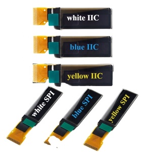 Modulo OLED da 0.91 pollici 0.91 "schermo bianco/blu/giallo 128x32 128*32 LCD Display a LED modulo IIC SPI interfaccia SSD1306 per Arduino
