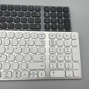 Super Slim PC Computer <strong>Keyboard</strong> 105 Keys 2.4G &amp; BT Wireless Type-C Rechargeable Office <strong>Keyboard</strong> for Macbook IMB-8200U - Product Image 4