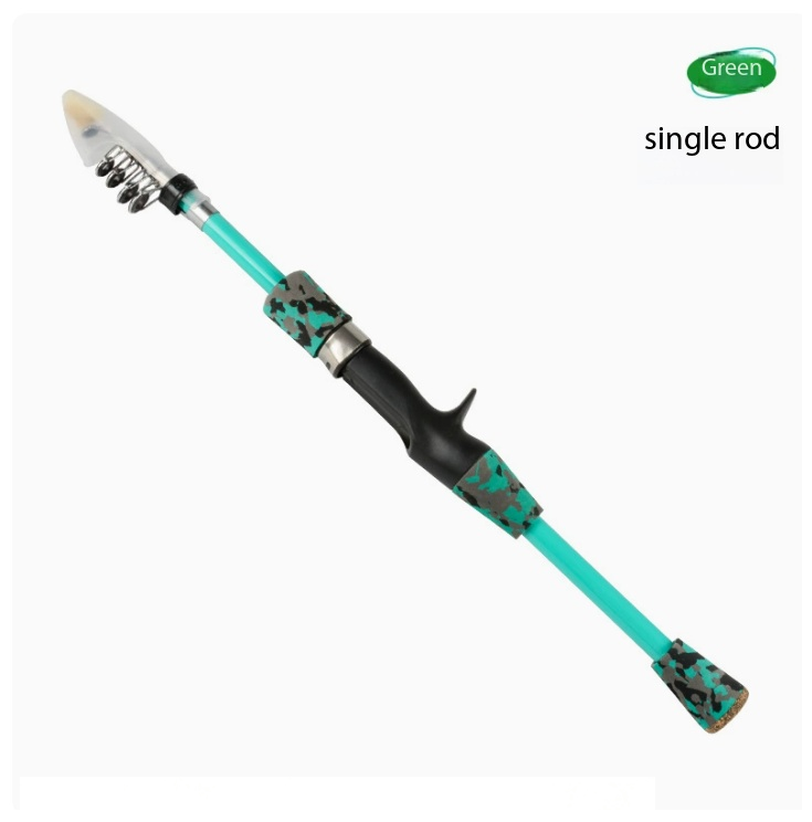 Canna da pesca verde