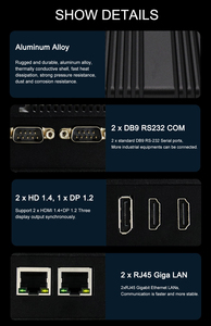 EGLOBAL New Fanless Mini Pc With 12th Gen N100 DP 2 HD 4K Display <strong>Desktops</strong> <strong>Computer</strong> WIN10 LINUX RS232 PC Industrial - Product Image 5