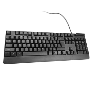 Teclado USB de tarjeta inteligente de perfil bajo superventas Teclado USB con lector de tarjetas inteligentes - Product Image 4