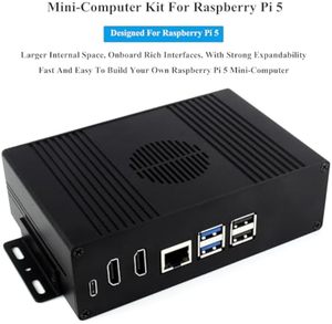 Aismartlink Kit Mini-Computer multifunzione All-in-One compatibile con Raspberry Pi 5, Pi5 PCIe Box - Product Image 4