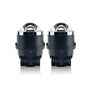 2024 Bi-LED projektör Lens sis lambası lazer çift Lens yüksek düşük işın 3 inç yeni 12V beyaz ışık 6000K LED projektör Lens Q5 modeli - Product Image 4