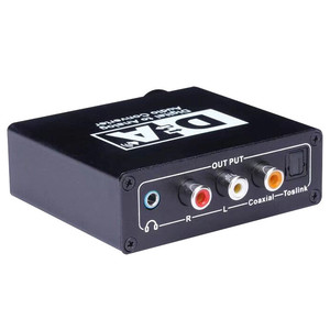 Convertidor de audio Digital a analógico, decodificador amplificador de auriculares con Coaxial Toslink - Product Image 3